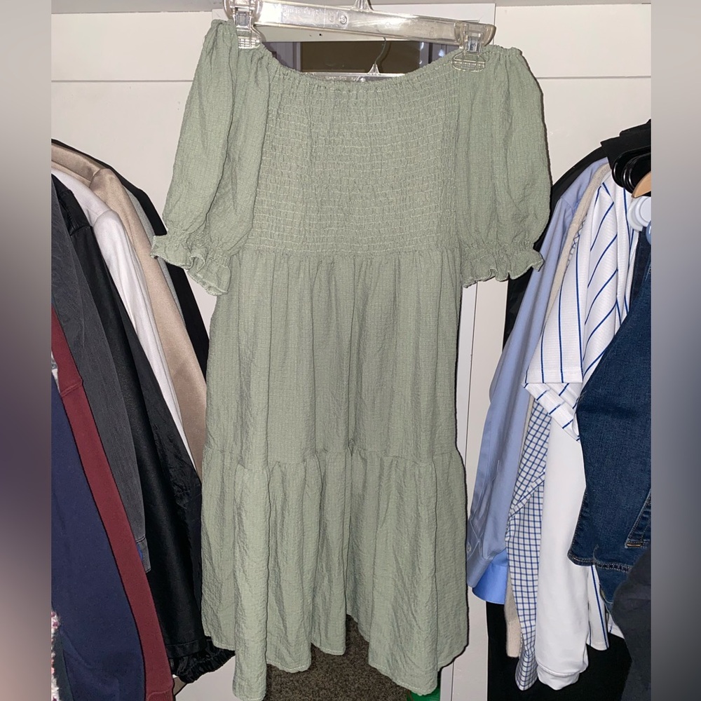 Green Temu Dress